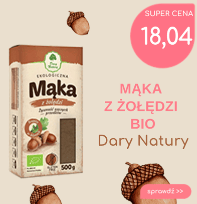 Mąka z żołędzi bezglutenowa BIO