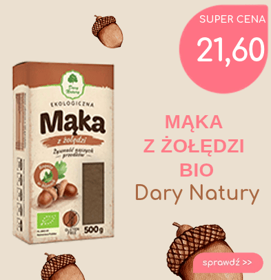 Mąka z żołędzi bezglutenowa BIO