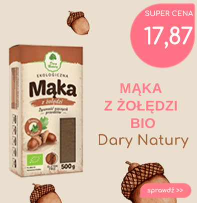 Mąka z żołędzi bezglutenowa BIO